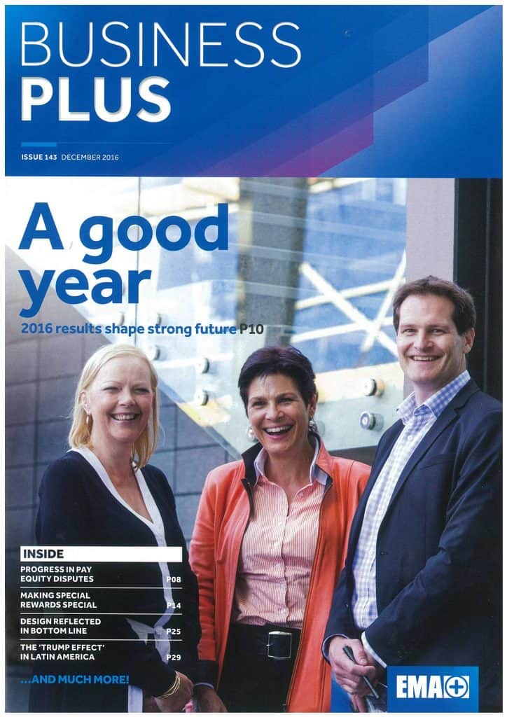 EMA “BusinessPlus” magazine Dec 2016 | Energise Marketing Agency